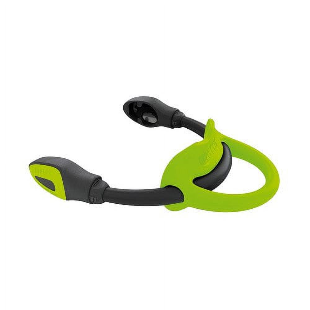 Mares Bungee Fin Straps (Pair), Lime, Regular